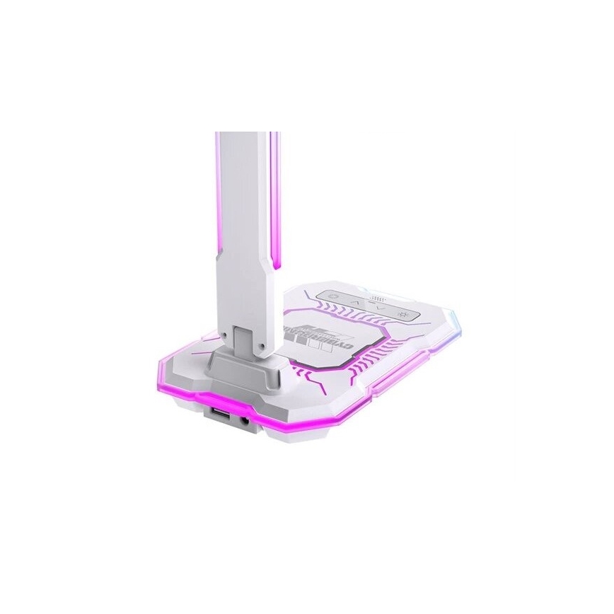 LED RGB Ρυθμιζόμενο Φωτιστικό Επιτραπέζιο Αφής με Επαναφορτιζόμενη Μπαταρία και Ασύρματη Φόρτιση LED/7,5W/5V 2700-5300K Λευκό