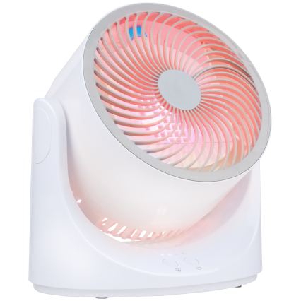 LED RGB Επιτραπέζιος ανεμιστήρας με εφέ ομίχλης 5V
