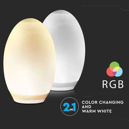 LED RGB Διακοσμητικό ηλιακό φωτιστικό 0,2W/1xAA IP44 500 mAh