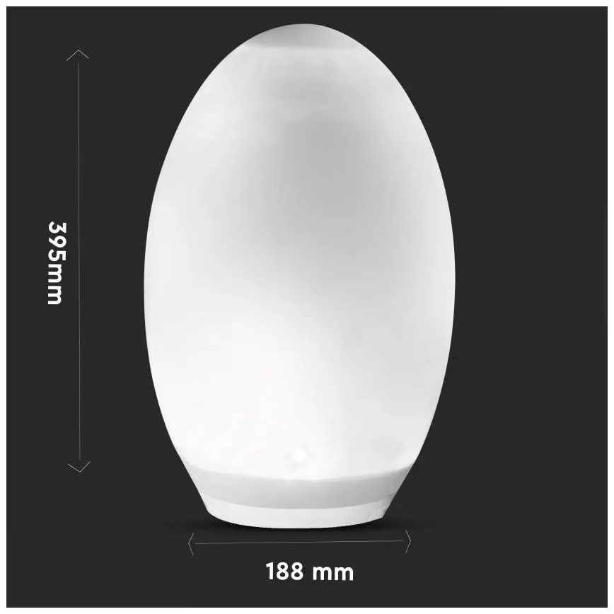 LED RGB Διακοσμητικό ηλιακό φωτιστικό 0,2W/1xAA IP44 500 mAh