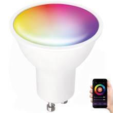 LED RGB Έξυπνη dimmable λάμπα GU10/5W/230V 2700-6500K Wi-Fi Tuya