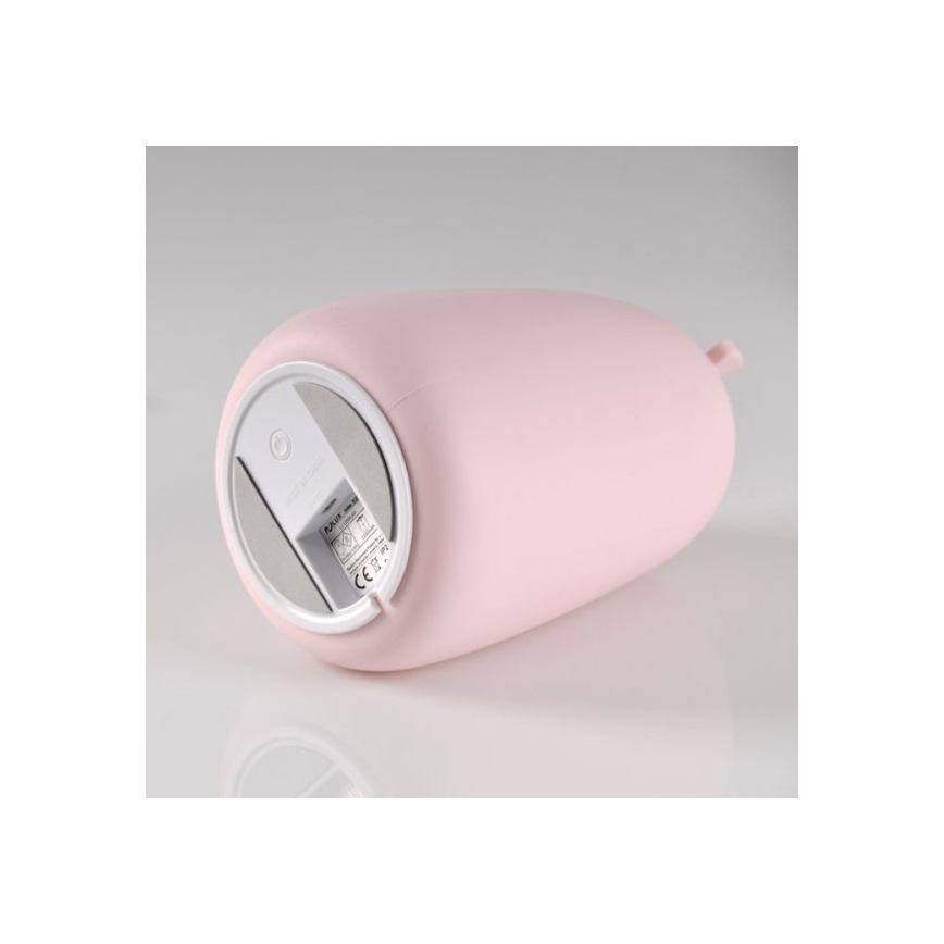 LED RGB Παιδικό επιτραπέζιο φωτιστικό αφής BEAR LED/0,8W/5V ροζ + USB