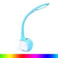LED RGB Ρυθμιζόμενο επιτραπέζιο φωτιστικό LED/7W/230V μπλε