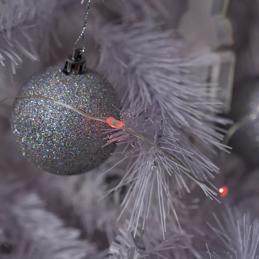 LED RGB Χριστουγεννιάτικη ρυθμιζόμενη γιρλάντα 100xLED/29 λειτουργίες 10,4m