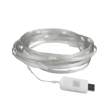 LED RGB χριστουγεννιάτικη γιρλάντα LED/10W/5V 10 m USB + τηλεχειριστήριο