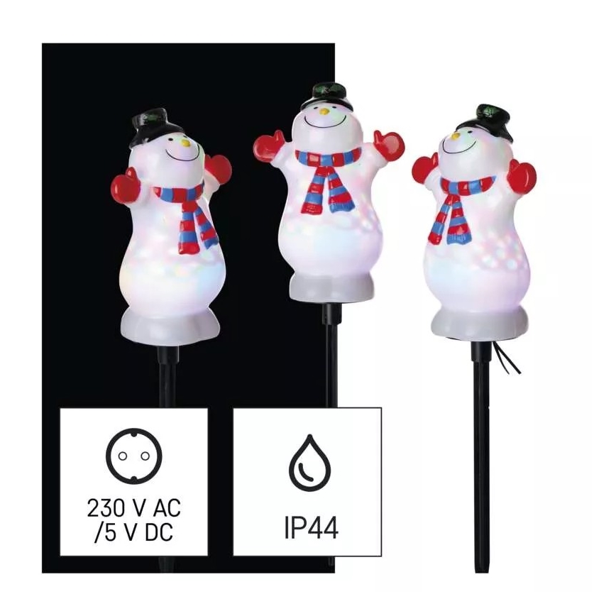 LED RGB Χριστουγεννιάτικο Εξωτερικού χώρου διακοσμητικό LED/5W/5/230V IP44