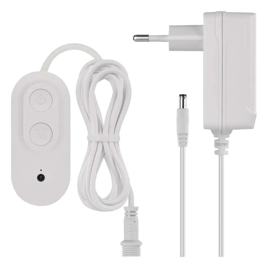 LED RGBIC+CCT Διακοσμητικά λαμπάκια με προβολείς GoSmart 12xLED/7W/230V 255 cm Wi-Fi Tuya