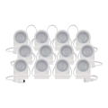LED RGBIC+CCT Διακοσμητικά λαμπάκια με προβολείς GoSmart 12xLED/7W/230V 255 cm Wi-Fi Tuya
