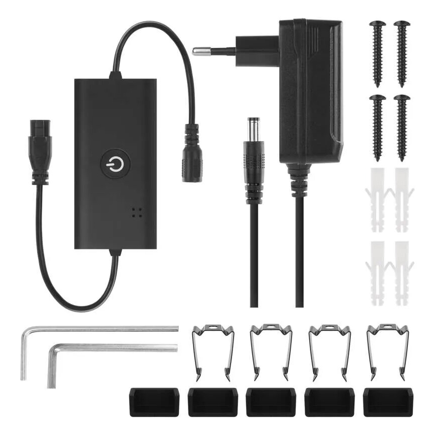 LED RGBIC Φωτιστικό δαπέδου ντιμαριζόμενο GoSmart LED/20W/230V 2700K Wi-Fi Tuya