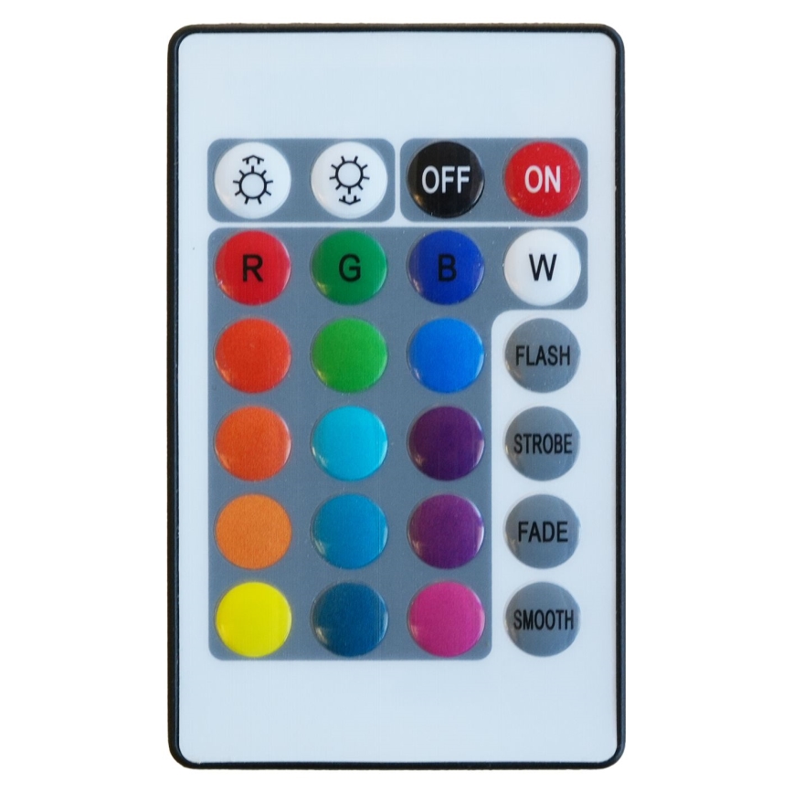 LED RGBW Ρυθμιζόμενη λάμπα SMART A60 E27/8,5W/230V 4000K με τηλεχειριστήριο