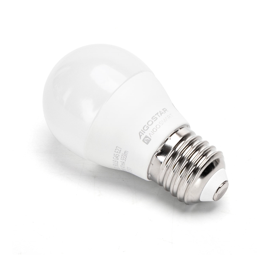 LED RGBW Ρυθμιζόμενη λάμπα G45 E27/6,5W/230V 2700-6500K - Aigostar