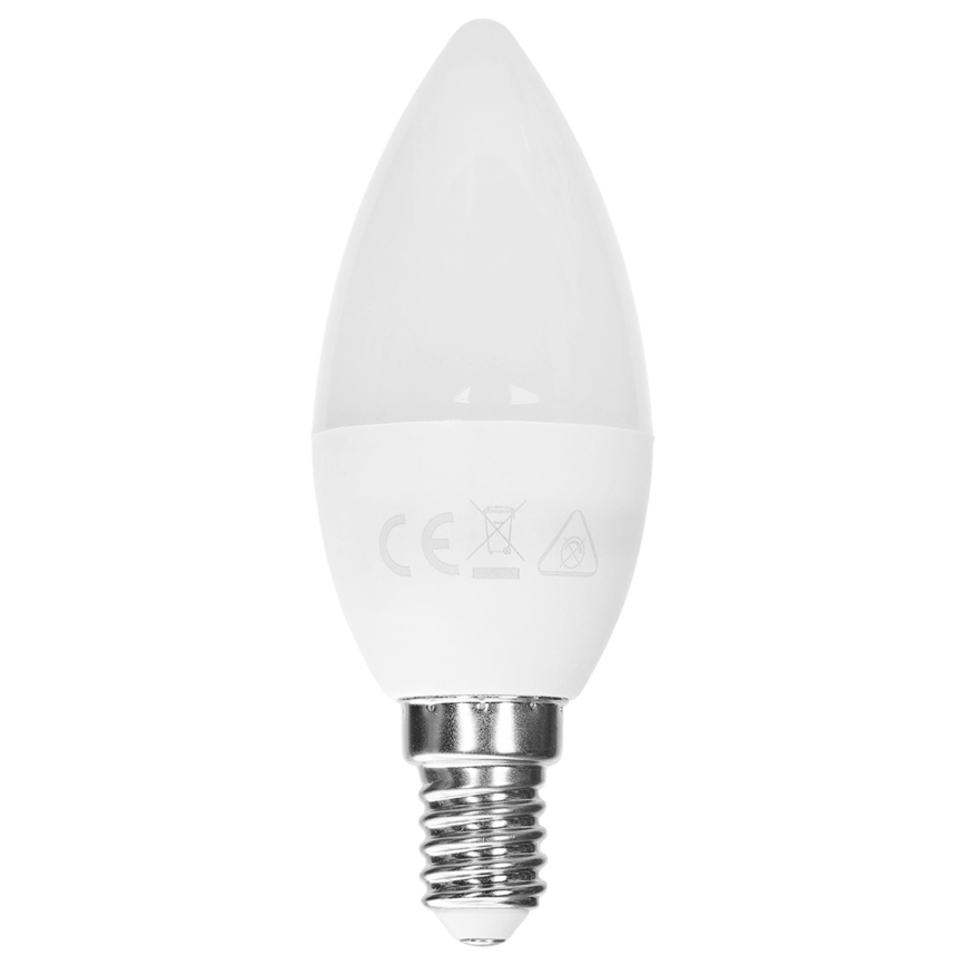LED RGBW Λάμπα C37 E14/4,8W/230V 3000K + τηλεχειριστήριο - Aigostar