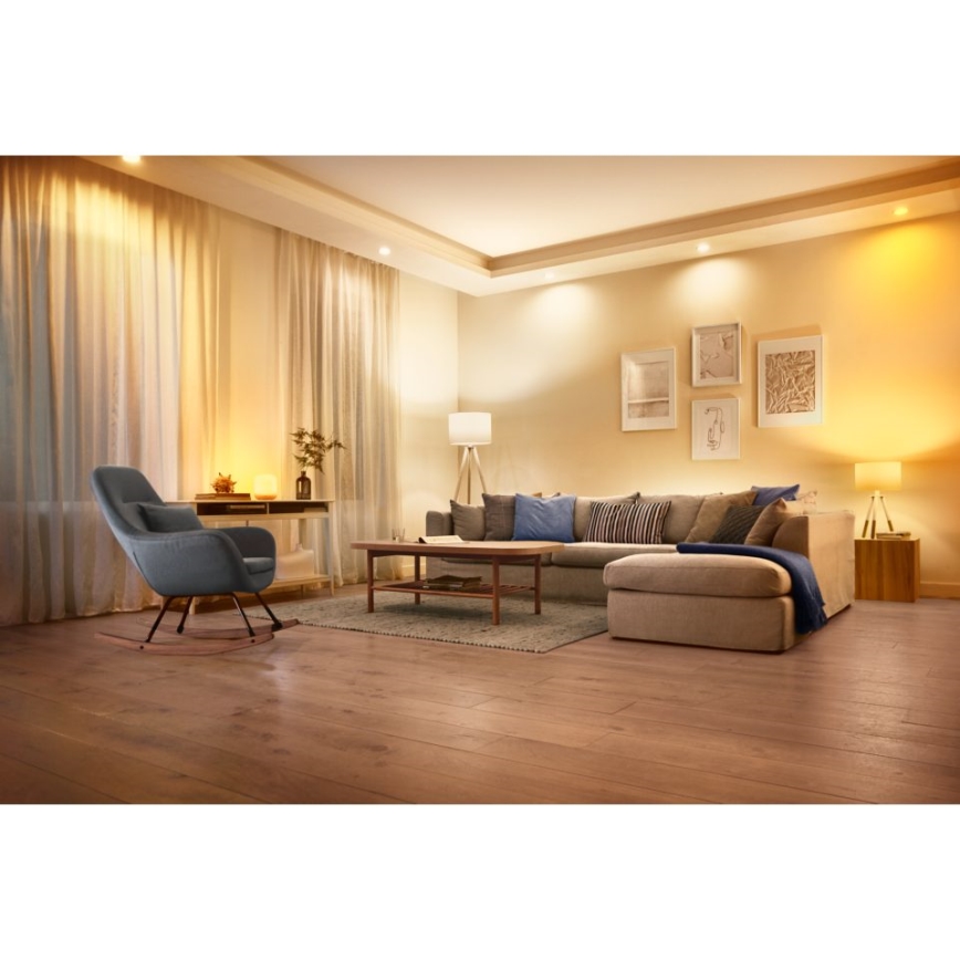 LED RGBW Dimmable λάμπα C37 E14/4,9W/230V 2200-6500K CRI 90 Wi-Fi -WiZ