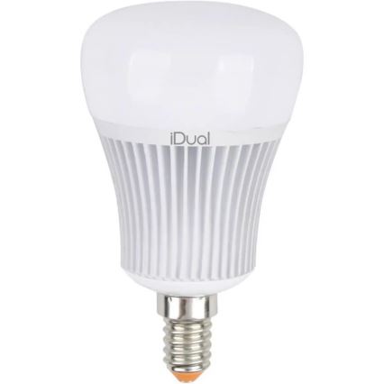LED RGBW Dimmable λάμπα iDual E14/7W/230V 2200-6500K
