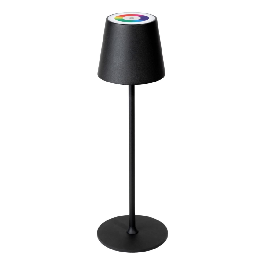 LED RGBW Dimmable φωτιστικό εξωτερικού χώρου LED/4W/4000 mAh 3000/4000/5500K IP44 μαύρο