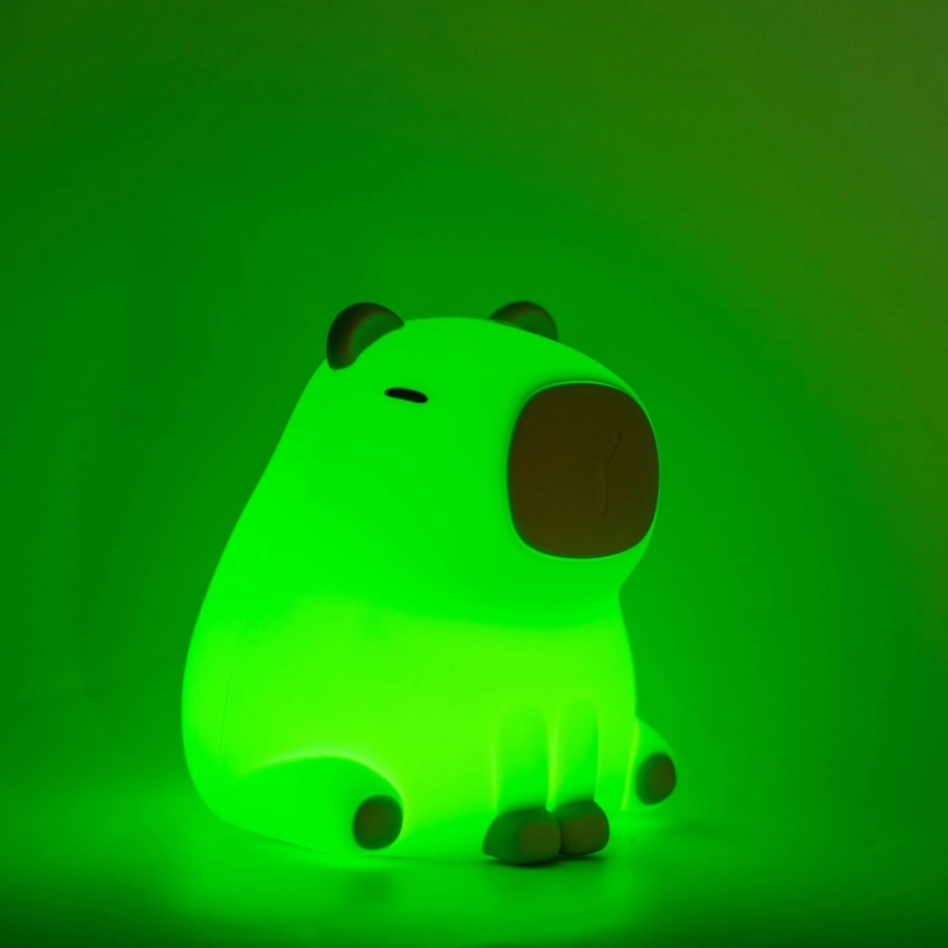 LED RGBW Dimming παιδικό αφής φωτιστικό LED/1W/5V USB 1200 mAh capybara