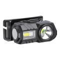 LED RGBW Dimming επαναφορτιζόμενος φακός κεφαλής USB LED/3W/5V IP43 190 γυαλιστερό 24 h 750 mAh