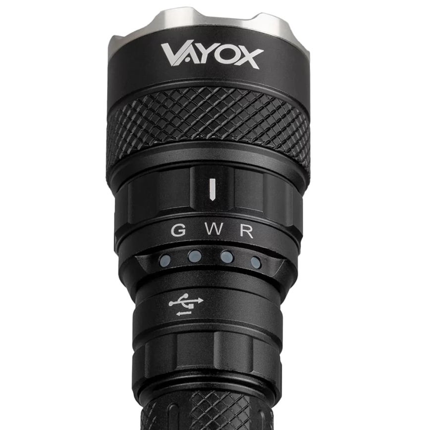 LED RGBW Dimming επαναφορτιζόμενο φακός LED/15W/5V IP66 1500 γυαλιστερό 2000 mAh