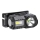 LED RGBW Dimming επαναφορτιζόμενος φακός κεφαλής USB LED/3W/5V IP43 190 γυαλιστερό 24 h 750 mAh
