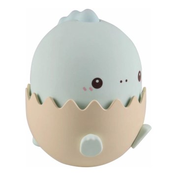 LED RGBW Dimming παιδικό αφής φωτιστικό BABY DINO LED/0,75W/5V USB 1200 mAh μπλε