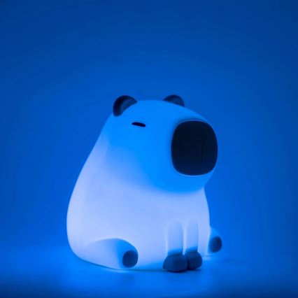 LED RGBW Dimming παιδικό αφής φωτιστικό LED/1W/5V USB 1200 mAh capybara