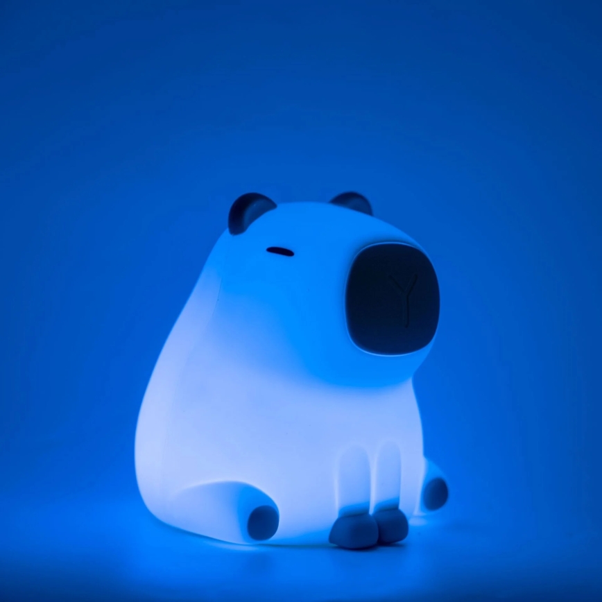LED RGBW Dimming παιδικό αφής φωτιστικό LED/1W/5V USB 1200 mAh capybara