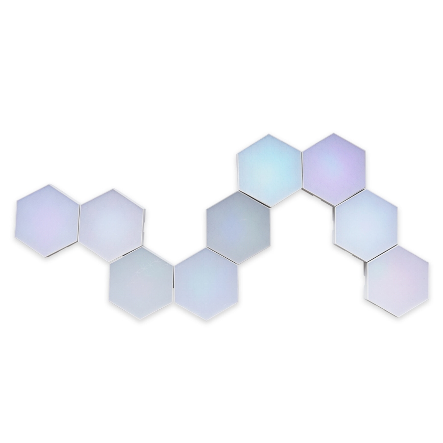 ΣΕΤ 9x LED RGBW Dimming τοίχου διακοσμητικό φωτιστικό MAYA LED/1W/230V + τηλεχειριστήριο