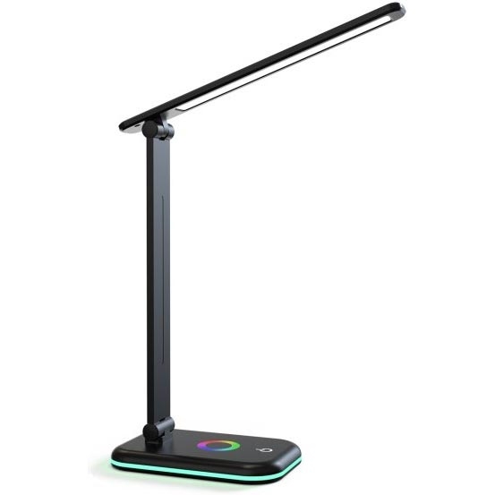 LED RGBW Eπιτραπέζιο φωτιστικό  NOBLITE LED/7W/5V 3000/4000/6500K μαύρο