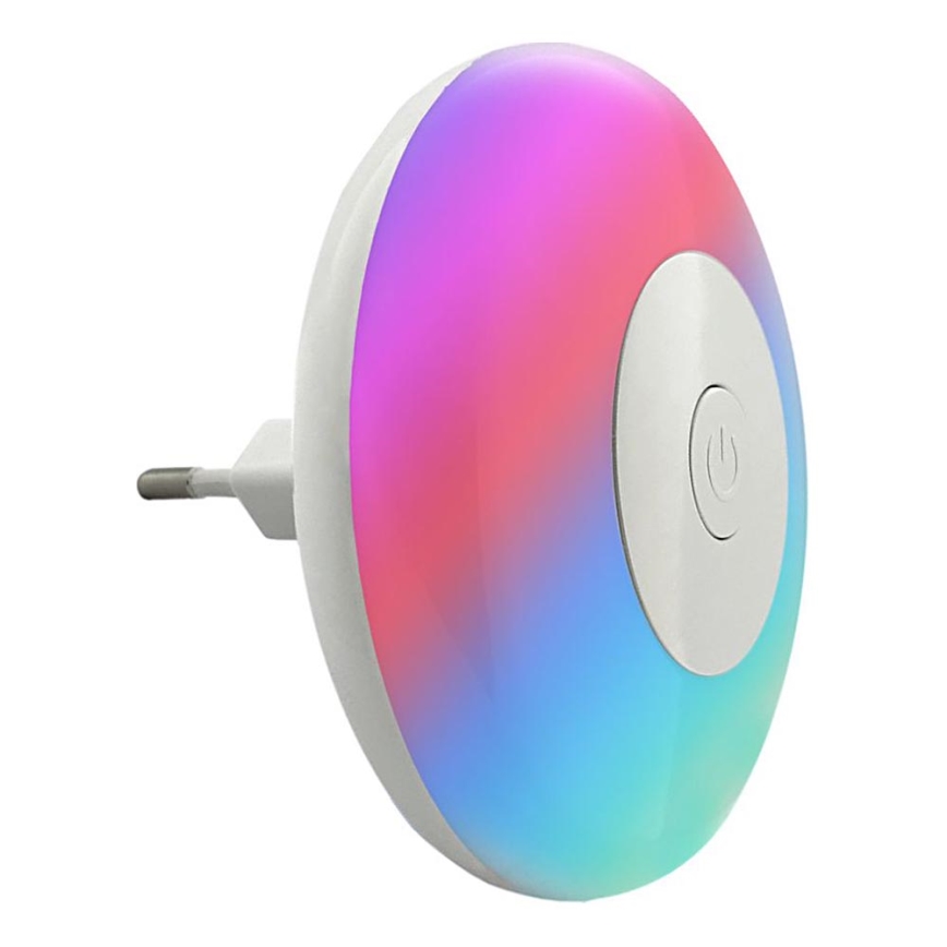 LED RGBW Φωτάκι νυκτός LED/1W/230V λευκό