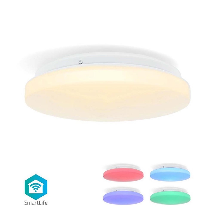 LED RGBW Φωτιστικό οροφής μπάνιου dimming SmartLife LED/18W/230V 2700-6500K IP44 Wi-Fi Tuya