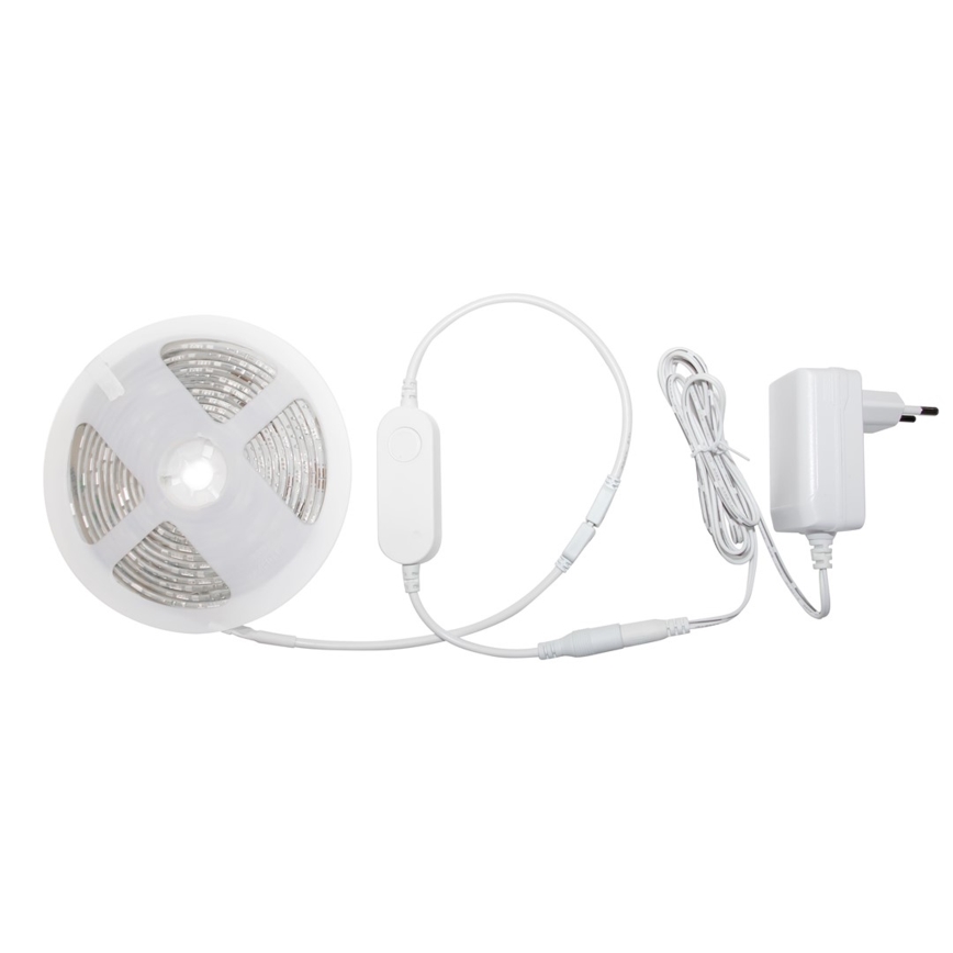 LED RGBW Ρυθμιζόμενη λωρίδα LED για μπάνιο/12,5W/12V IP65 5m Wi-Fi Tuya
