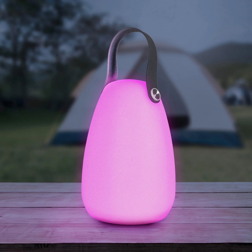 LED RGBW Ηλιακό φωτιστικό CANARIA LED/2W/1,2V 400 mAh IP44 λευκό