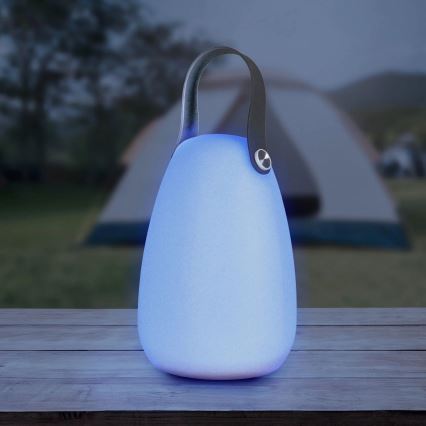 LED RGBW Ηλιακό φωτιστικό CANARIA LED/2W/1,2V 400 mAh IP44 λευκό