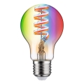 LED RGBW Ρυθμιζόμενη λάμπα FILAMENT E27/6,3W/230V 2200-6500K - Paulmann 29156
