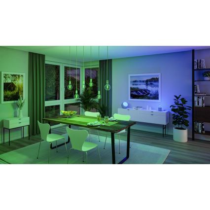 LED RGBW Ρυθμιζόμενη λάμπα FILAMENT E27/6,3W/230V 2200-6500K - Paulmann 29156
