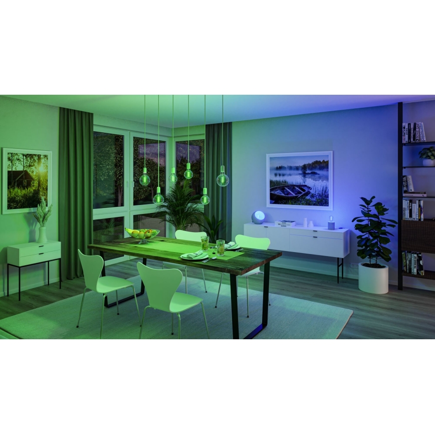 LED RGBW Ρυθμιζόμενη λάμπα FILAMENT E27/6,3W/230V 2200-6500K - Paulmann 29156