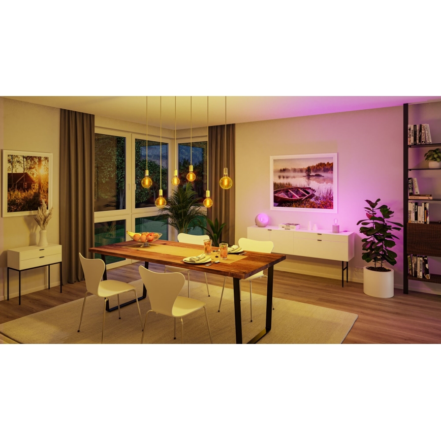 LED RGBW Ρυθμιζόμενη λάμπα FILAMENT E27/6,3W/230V 2200-6500K - Paulmann 29156