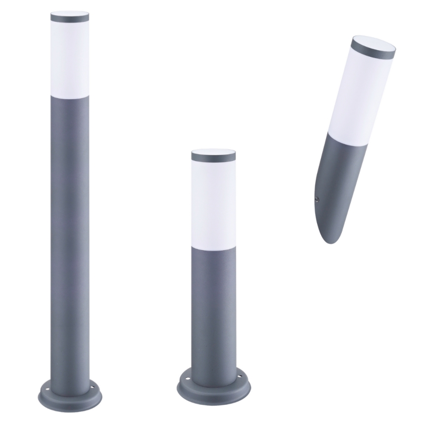 LED RGBW ρυθμιζόμενο εξωτερικό φωτιστικό OSLO 1xE27/6,5W/230V 2700-6500K Wi-Fi 45 cm IP44 ανθρακί