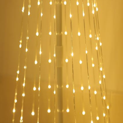 LED RGBW ρυθμιζόμενο εξωτερικό χριστουγεννιάτικο διακοσμητικό δέντρο LED/4W/230V 180 cm IP44 + τηλεχειριστήριο