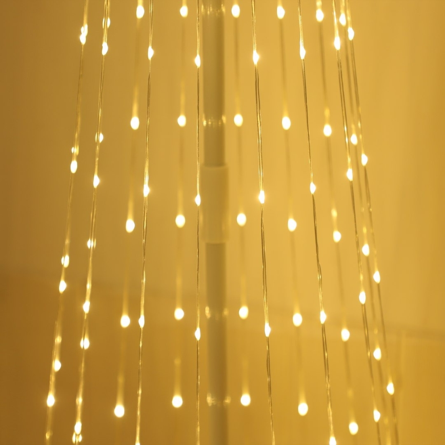 LED RGBW ρυθμιζόμενο εξωτερικό χριστουγεννιάτικο διακοσμητικό δέντρο LED/4W/230V 180 cm IP44 + τηλεχειριστήριο