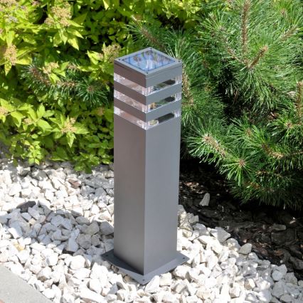 LED RGBW Ρυθμιζόμενο εξωτερικό φωτιστικό TEKSAS 1xE27/12W/230V 2700-6500K Wi-Fi 44 cm IP44 ανθρακί