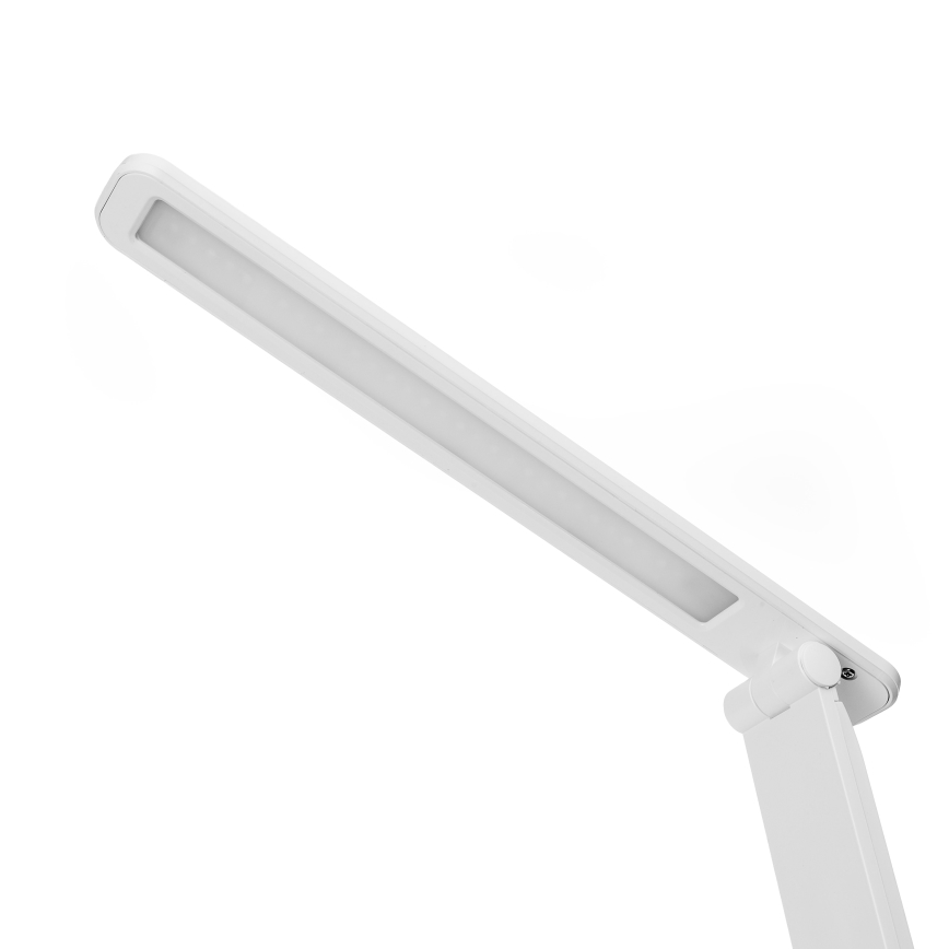 LED RGBW Επιτραπέζιο φωτιστικό αφής ντιμαριζόμενο με ασύρματη φόρτιση, οθόνη LCD και θύρα USB MAGNUS LED/6W/5V 3000-6500K λευκό