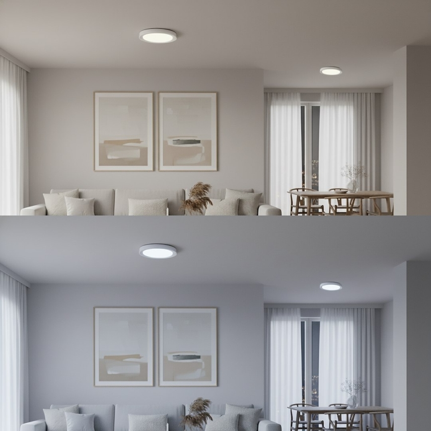 Ρυθμιζόμενο φωτιστικό οροφής LED RGBW MELO LED/36W/230V 3000-6000K Ø 39 cm λευκό + τηλεχειριστήριο