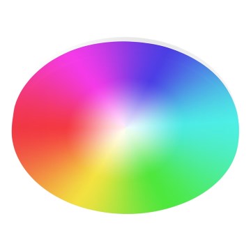 LED RGBW Ρυθμιζόμενο φωτιστικό οροφής για μπάνιο LED/24W/230V 3000-6500K διάμ. 33 cm IP54 λευκό Wi-Fi