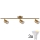 LED RGBW Ρυθμιζόμενο σημειακό φωτιστικό GOLDIE 3xGU10/4,8W/230V 3000K χρυσό + τηλεχειριστήριο