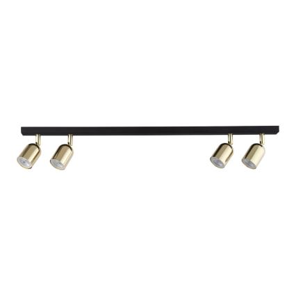 LED RGBW Ρυθμιζόμενο σημειακό φωτιστικό TOP 4xGU10/6,5W/230V 2700-6500K μαύρο/χρυσό