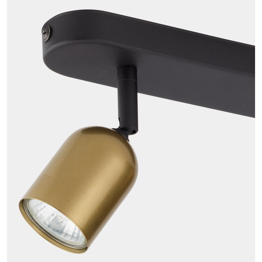 LED RGBW Ρυθμιζόμενο σποτ φωτιστικό TOP 2xGU10/6,5W/230V 2700-6500K χρυσό/μαύρο