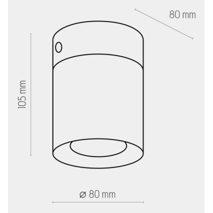 LED RGBW Ρυθμιζόμενο σποτ φωτιστικό VICO WHITE 1xGU10/6,5W/230V 2700-6500K