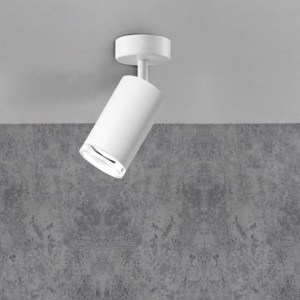 LED RGBW ρυθμιζόμενο σποτ μπάνιου TURYN 1xGU10/6W/230V 3000K IP44 λευκό + τηλεχειριστήριο
