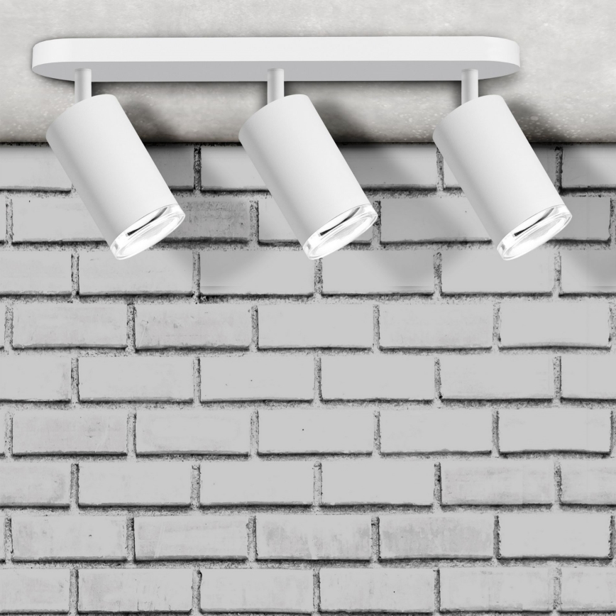 LED RGBW ρυθμιζόμενο σποτ μπάνιου TURYN 3xGU10/6,5W/230V 2700-6500K Wi-Fi IP44 λευκό